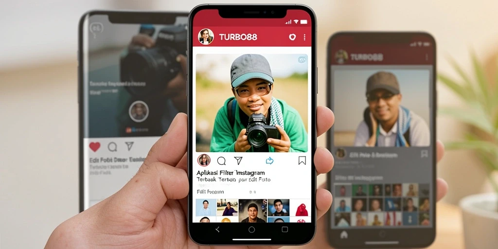Antarmuka TURBO88 yang intuitif untuk Filter Instagram.